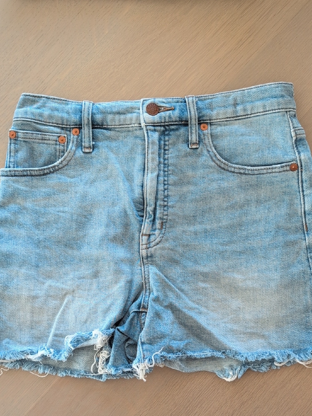 Madewell Light Blue Denim Cutoff Women's Shorts